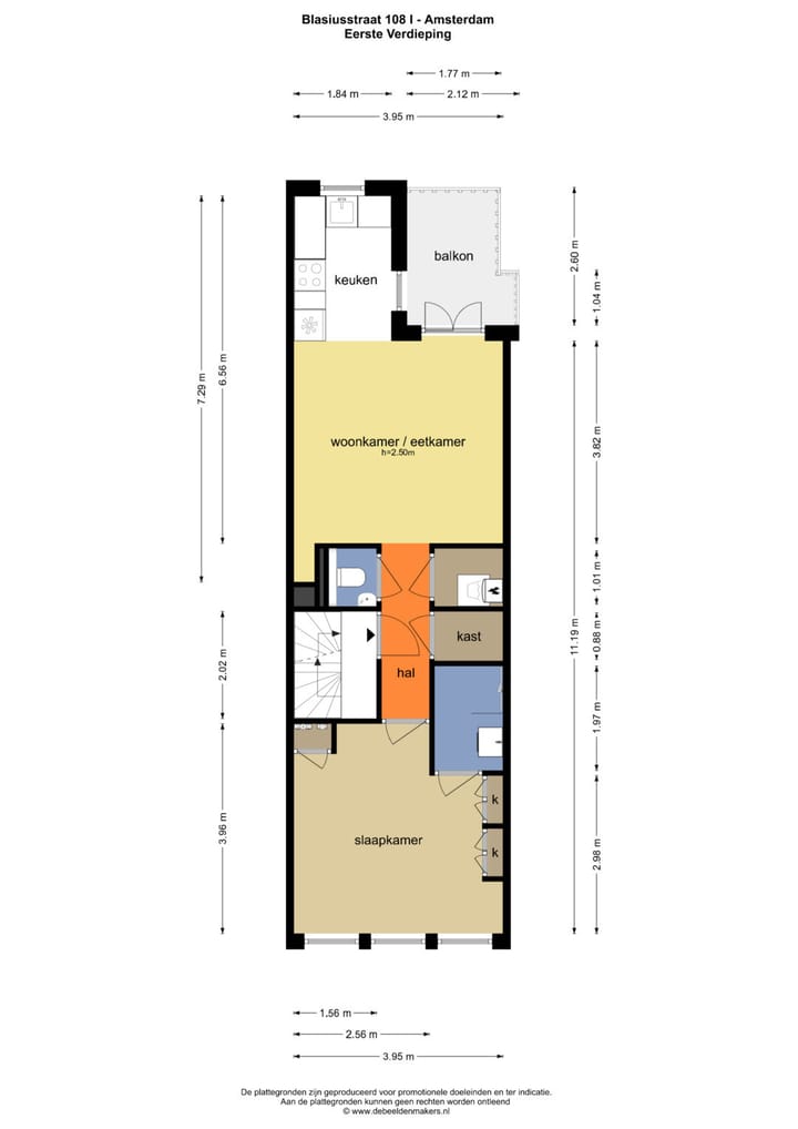 Foto 24 van Blasiusstraat 108-1