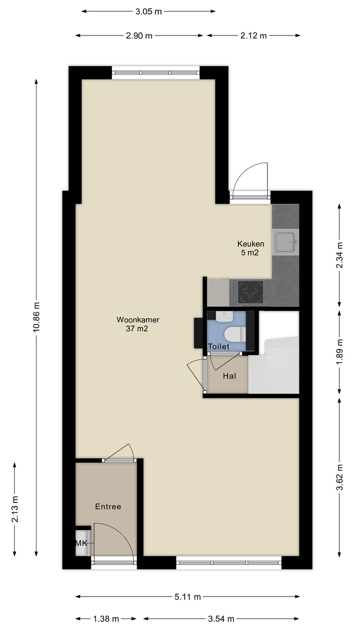 Foto 53 van Mincerstraat 17