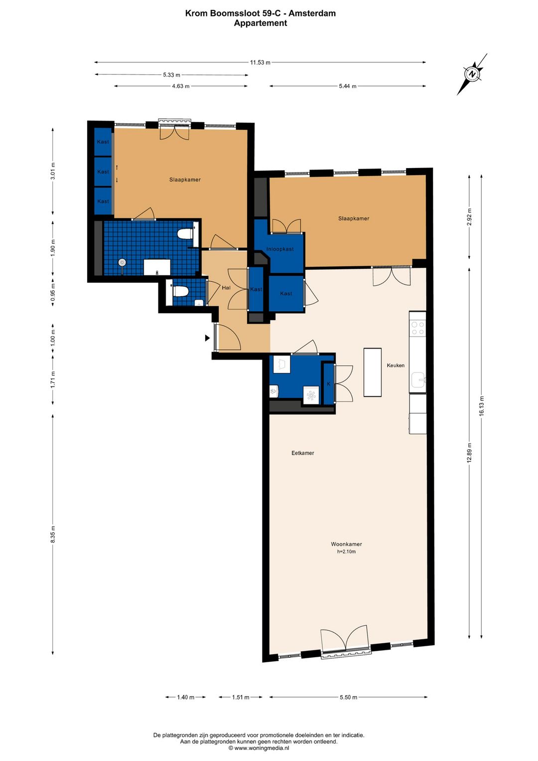 Foto 37 van Krom Boomssloot 59-C