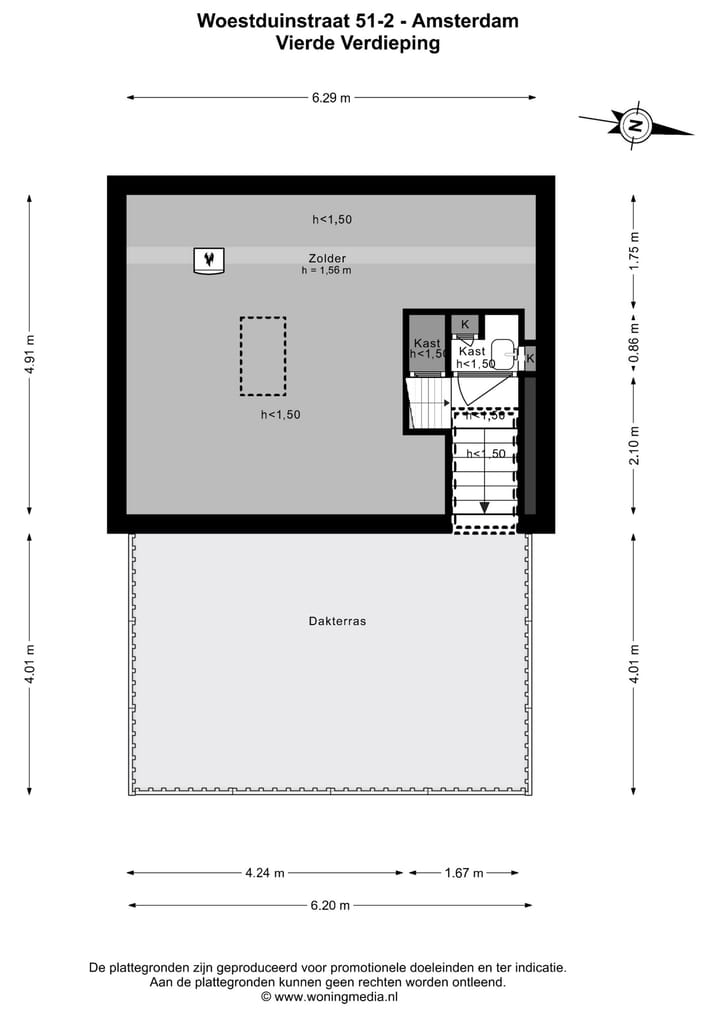 Foto 42 van Woestduinstraat 51-2