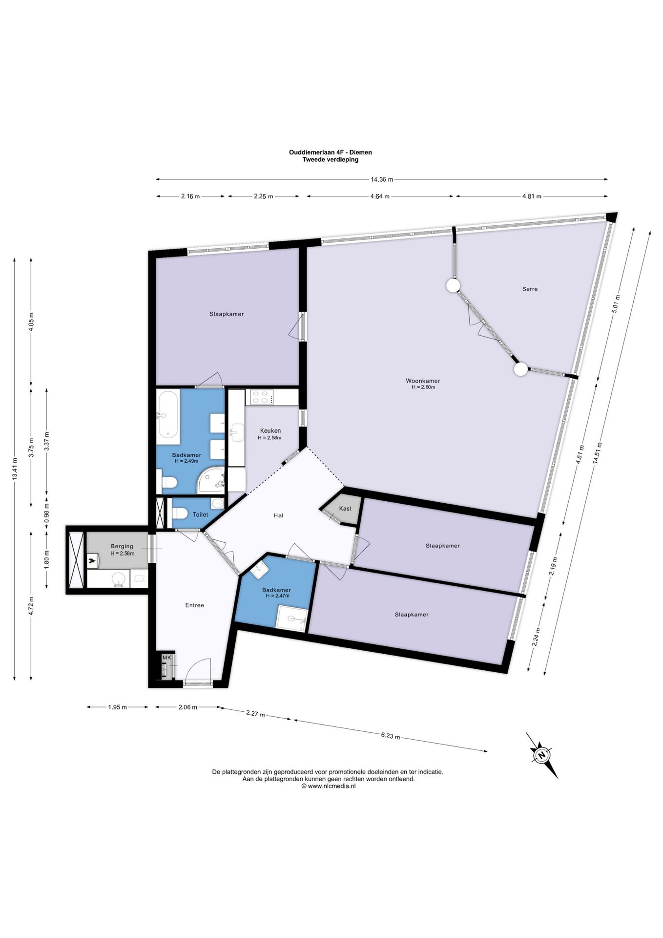 Foto 5 van Ouddiemerlaan 4-F
