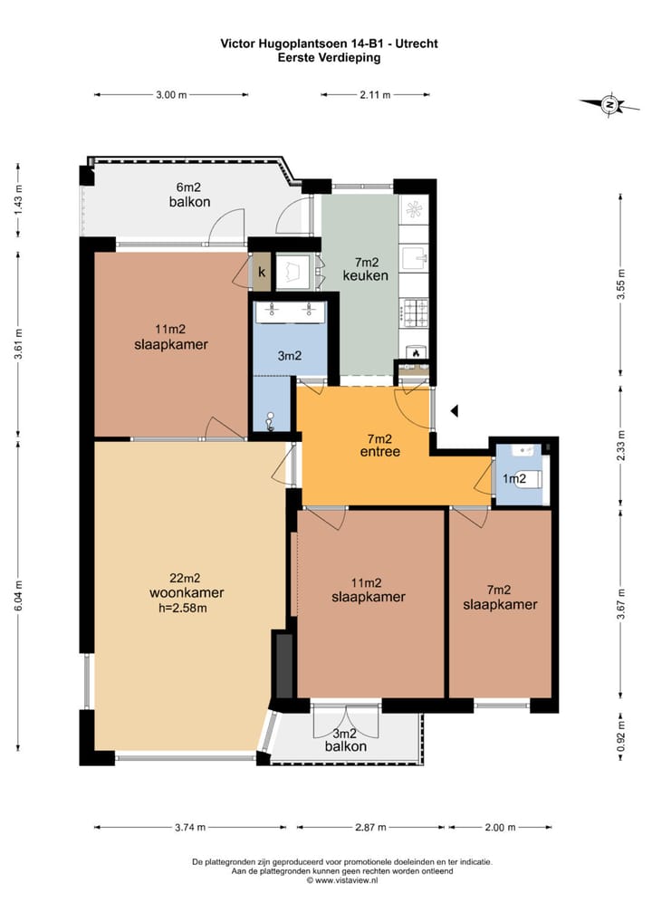 Foto 41 van Victor Hugoplantsoen 14-B1