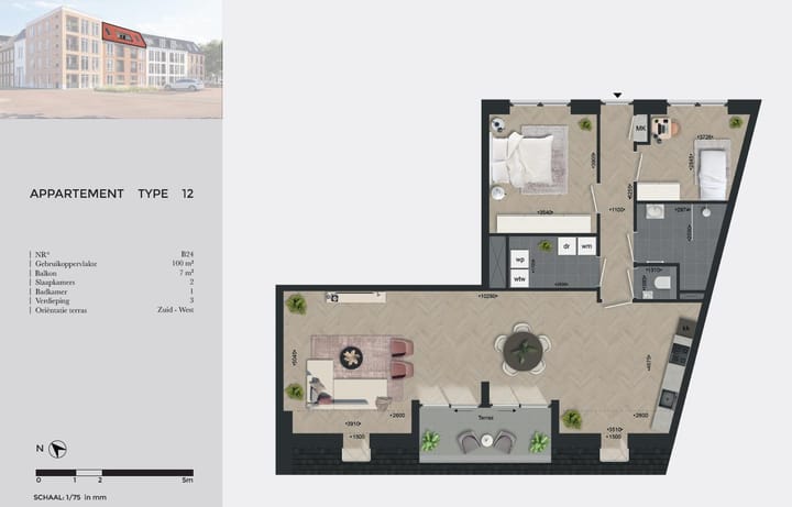 Foto 7 van Type 12 (Bouwnr. 24)