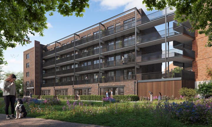 Foto van GEBOUW SPOOR Portiekflat