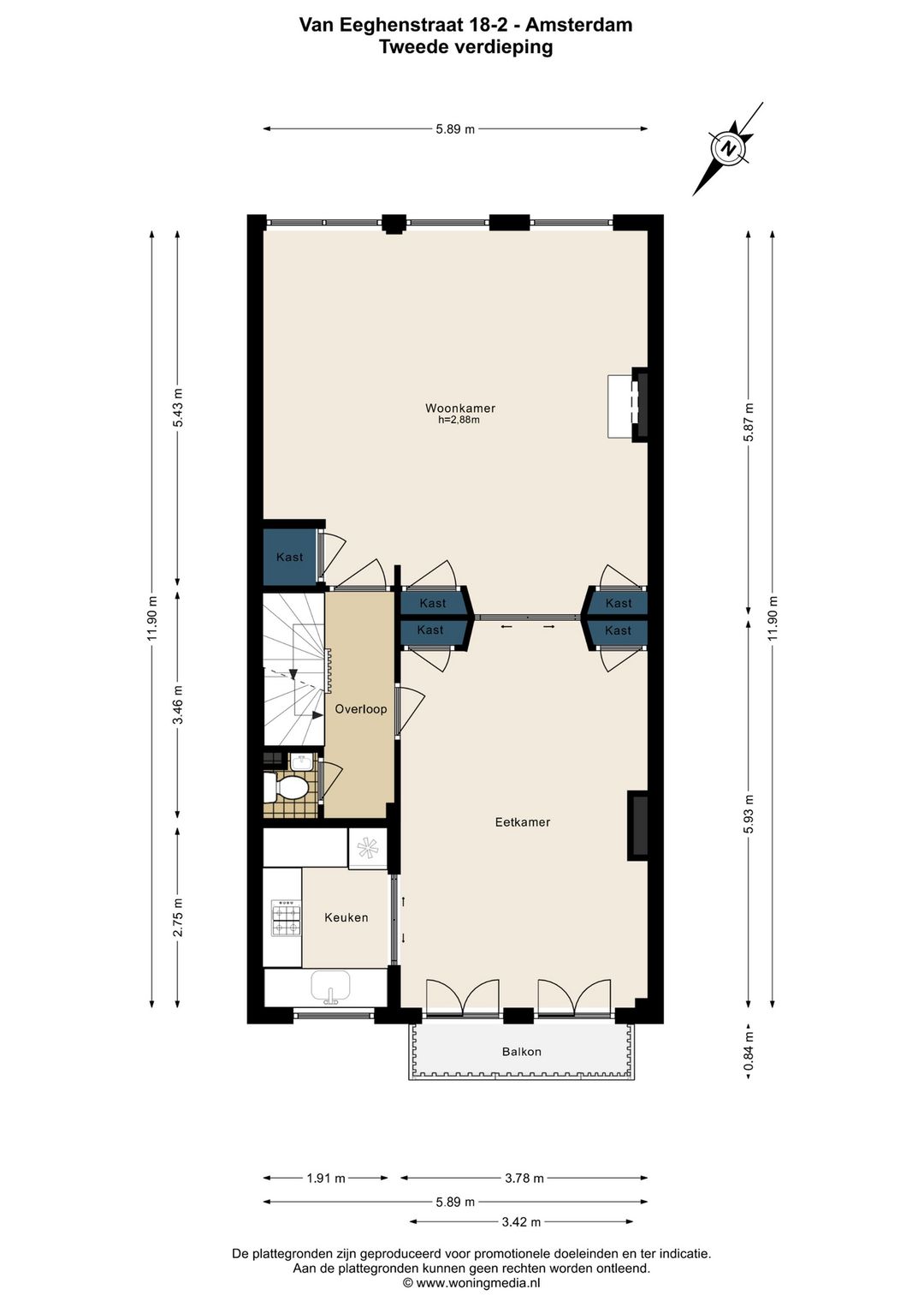 Foto 56 van Van Eeghenstraat 18-2