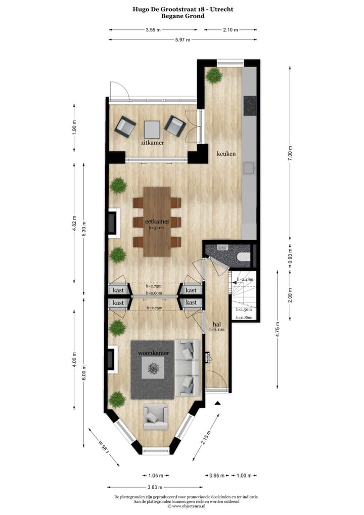 Foto 28 van Hugo de Grootstraat 18