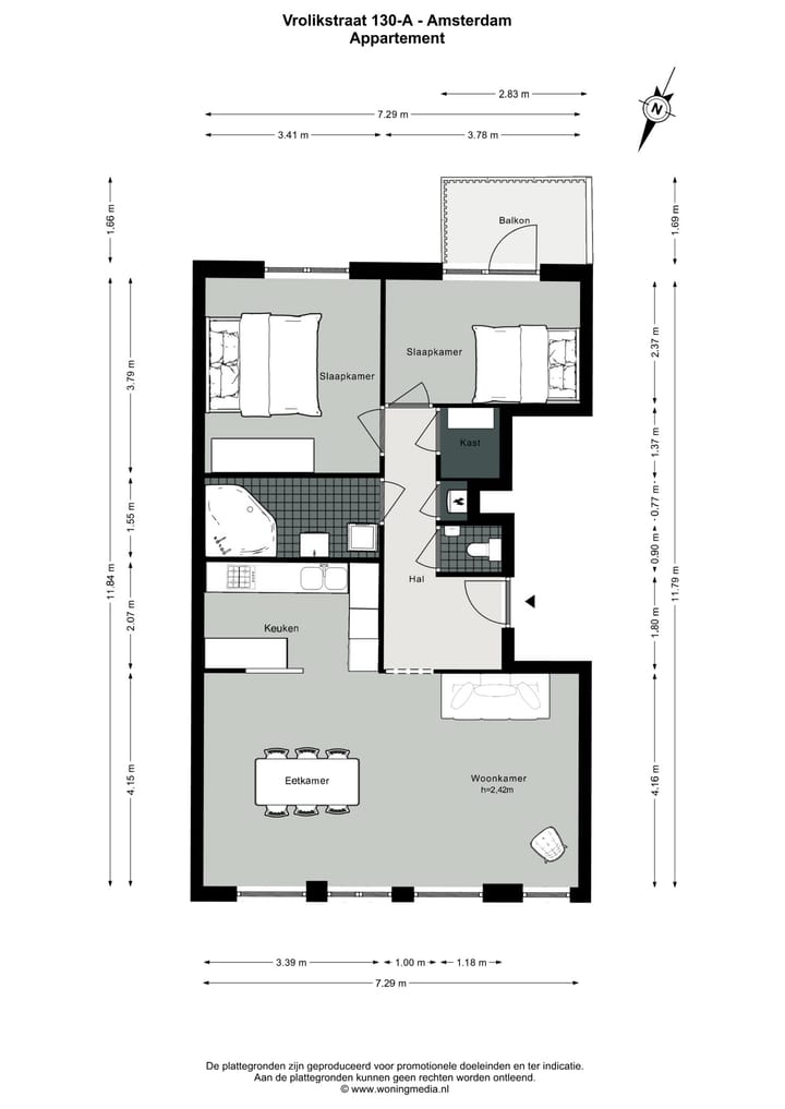 Foto 22 van Vrolikstraat 130-A