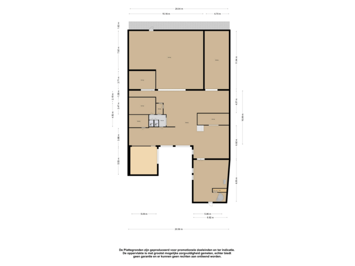 Bedrijfshal begane grond