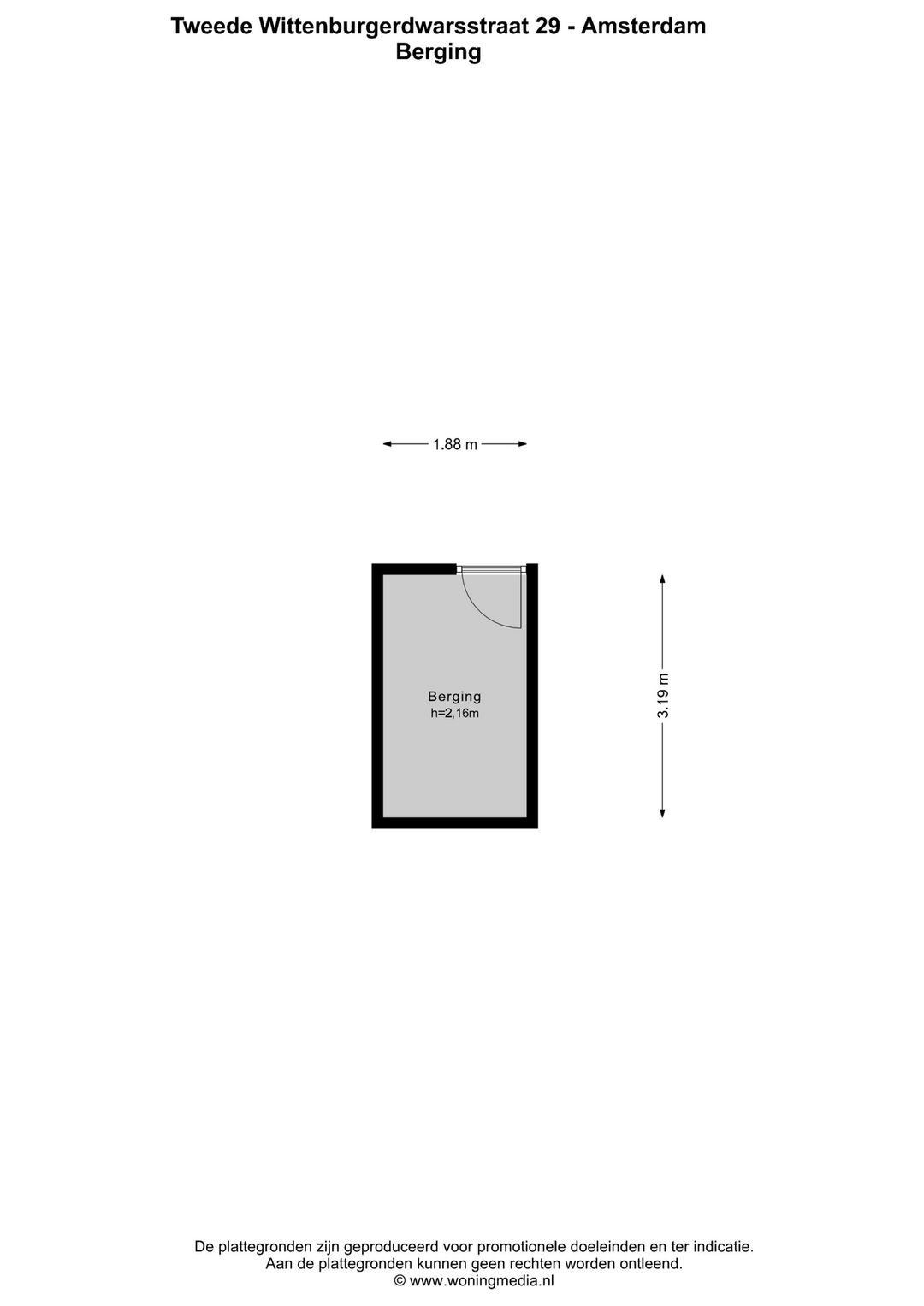 Foto 46 van Tweede Wittenburgerdwarsstraat 29