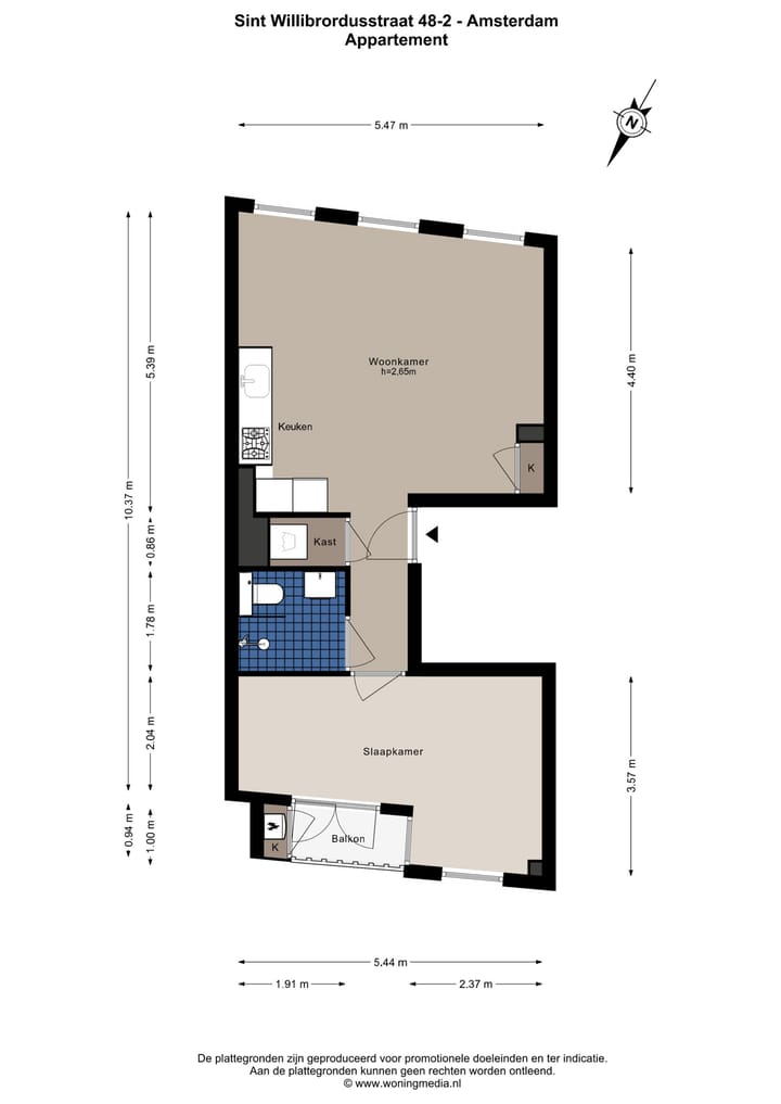 Foto 25 van Sint Willibrordusstraat 48-2