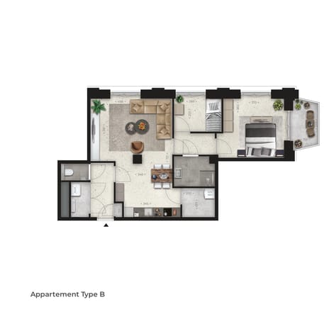 Image of Victoria Tilburg - Type B Apartment with shared street entrance