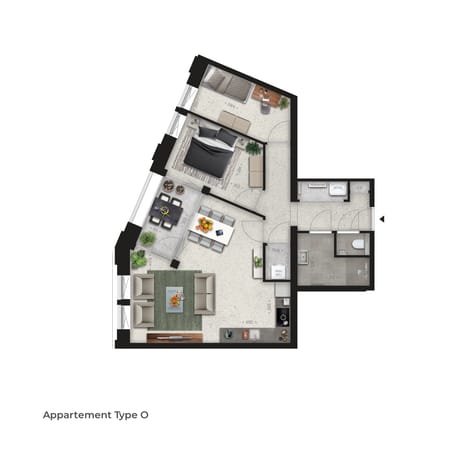 Image of Victoria Tilburg - Type O Apartment with shared street entrance