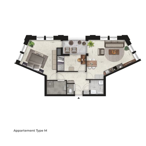 Image of Victoria Tilburg - Type M Apartment with shared street entrance