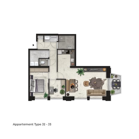 Image of Victoria Tilburg - Type J3 Apartment with shared street entrance