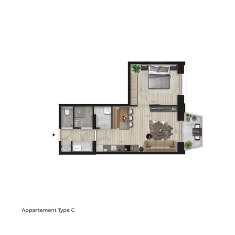 Image of Victoria Tilburg - Type C Apartment with shared street entrance