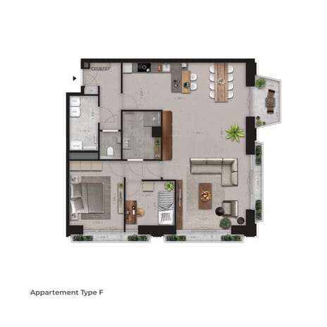 Image of Victoria Tilburg - Type F1 Apartment with shared street entrance