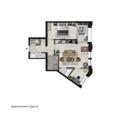 Image of Victoria Tilburg - Type R Apartment with shared street entrance