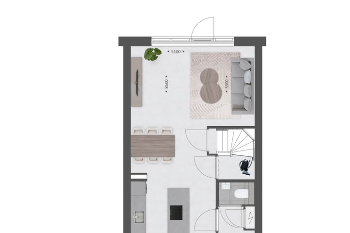 Foto 5 van Tussenwoning | WIJD & ZIJD (Bouwnr. 2)