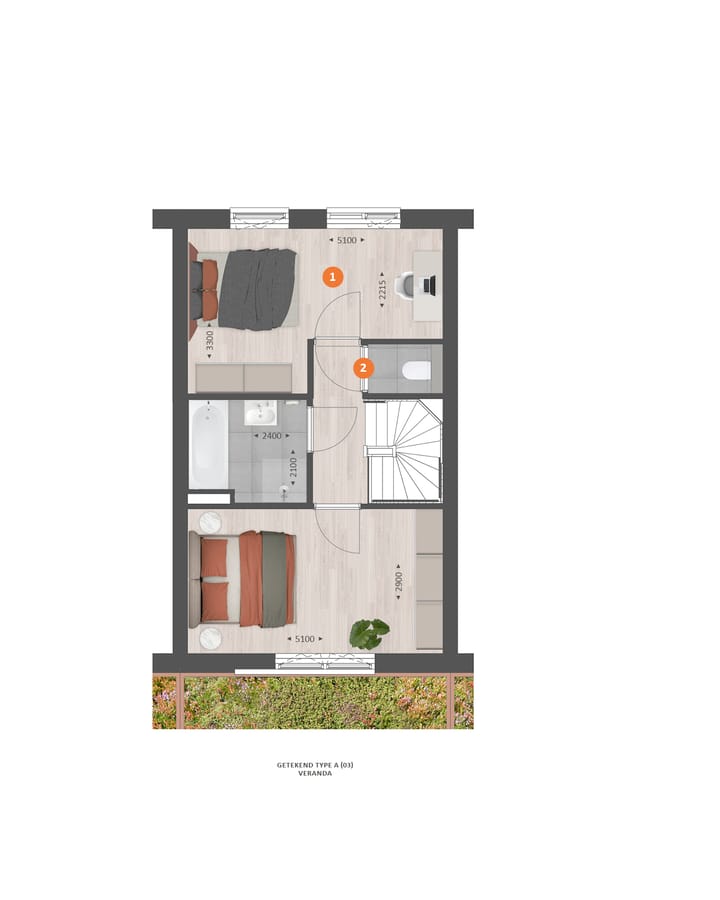 Photo 8 of Tussenwoning | WIJD & ZIJD (Bouwnr. 2)