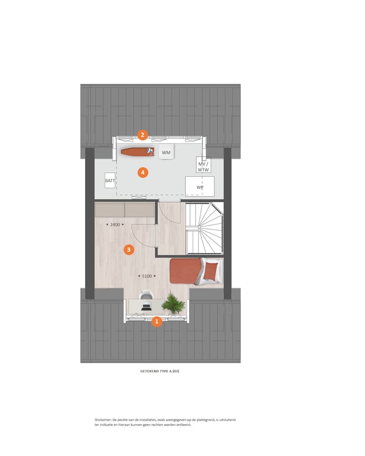 Photo 10 of Tussenwoning | WIJD & ZIJD (Bouwnr. 2)