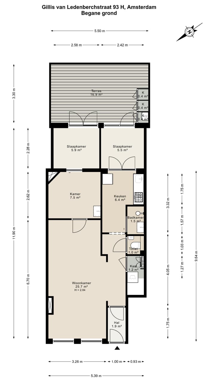 Foto 17 van Gillis van Ledenberchstraat 93-H