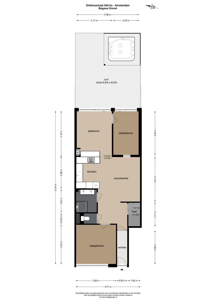 Foto 27 van Orteliusstraat 244-H