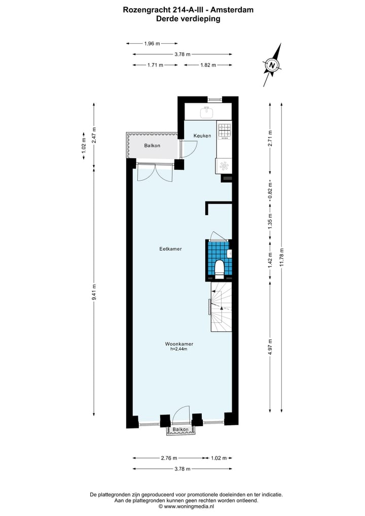 Foto 24 van Rozengracht 214-A3