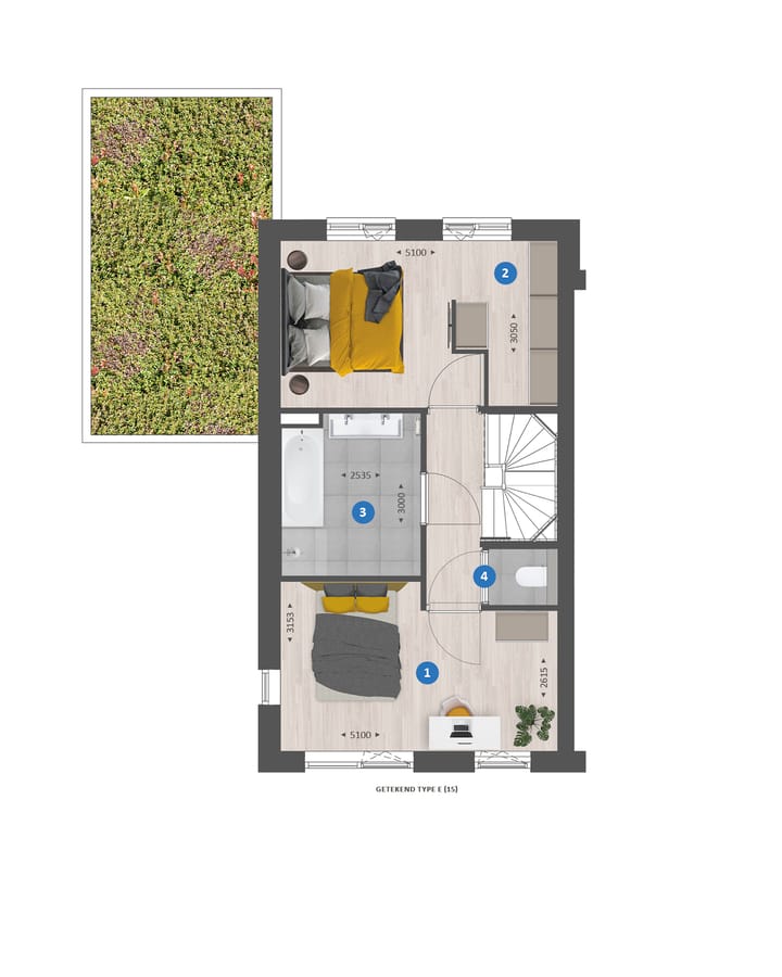Photo 7 of Hoekwoning met tuinkamer | WIJD & ZIJD (Bouwnr. 11)