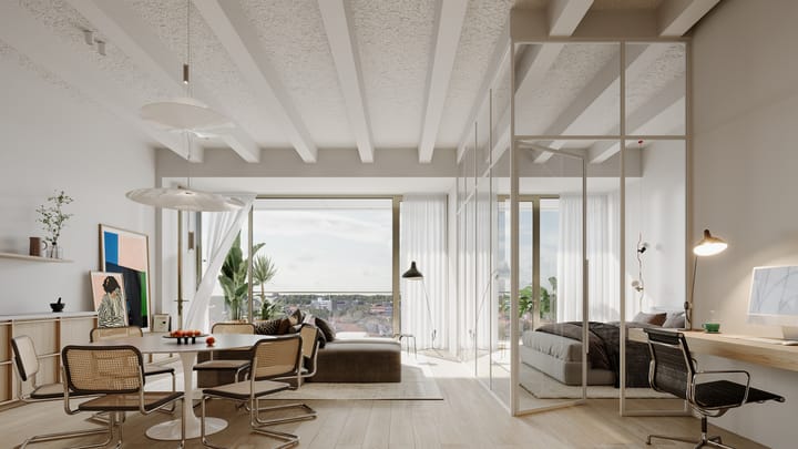 Foto 3 van Flexibele loft 60 m2 (Bouwnr. 23)