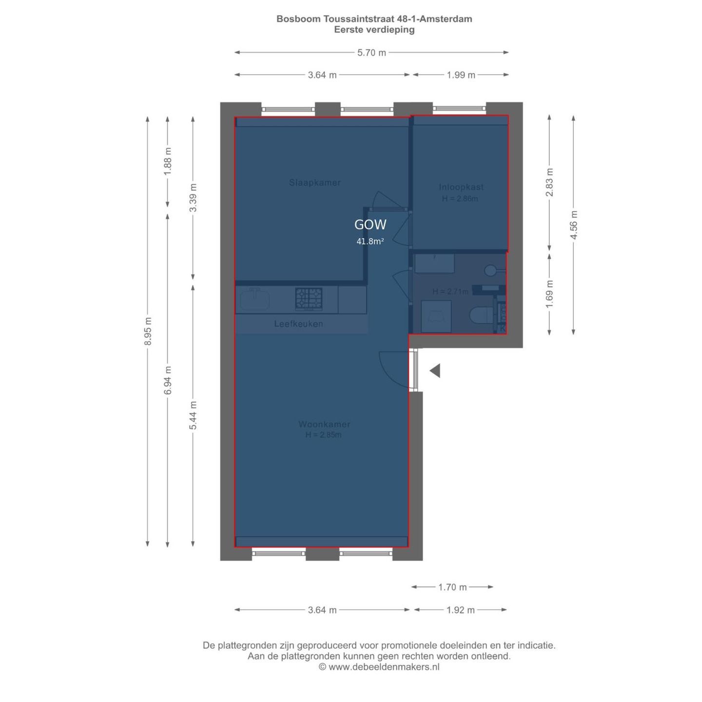 Foto 25 van Bosboom Toussaintstraat 48-1