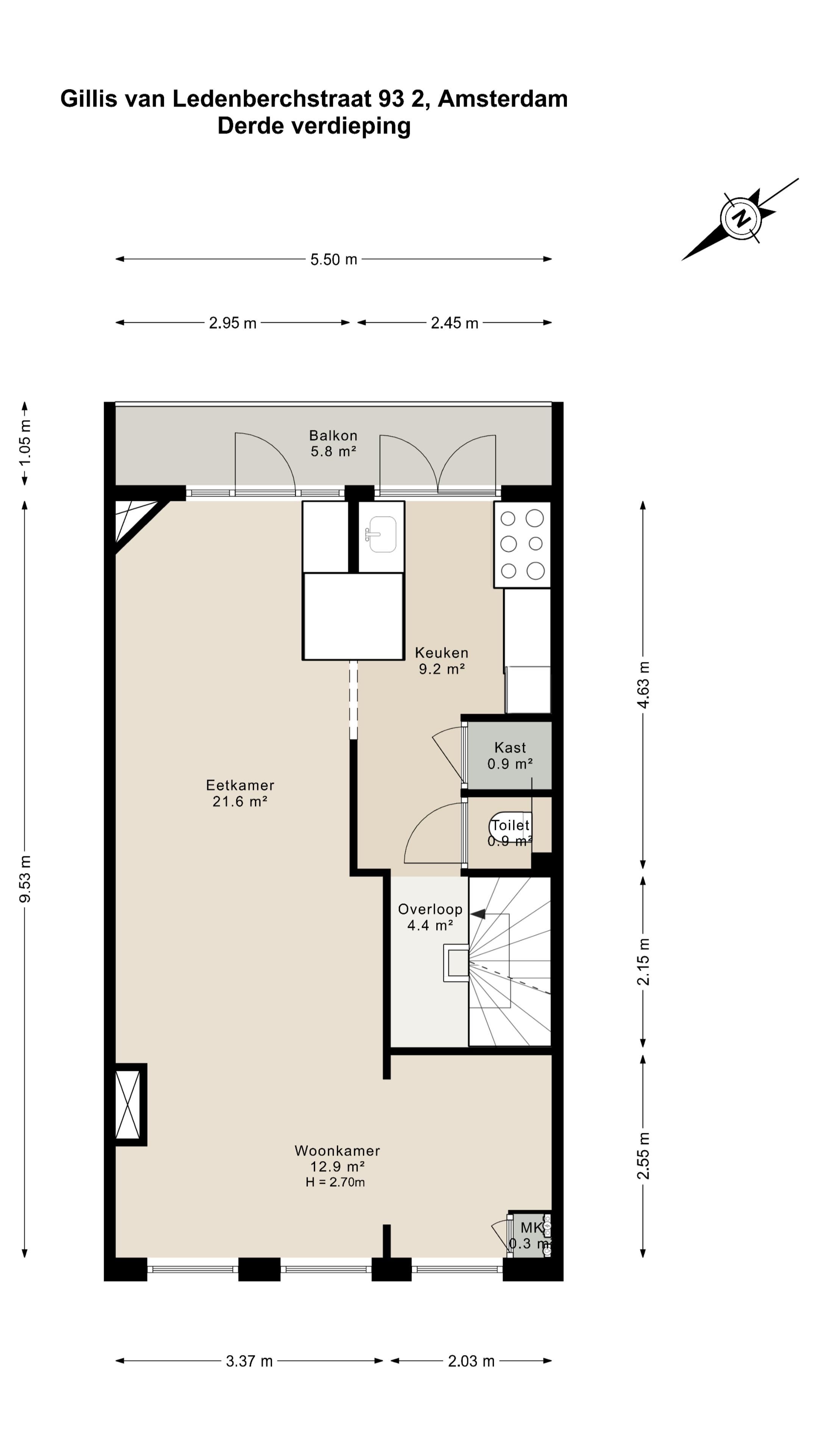 Foto 42 van Gillis van Ledenberchstraat 93 2