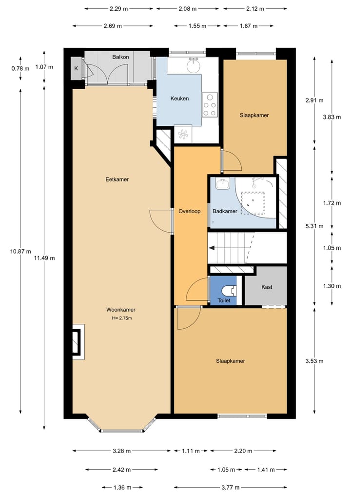 Foto 26 van Oudemansstraat 491