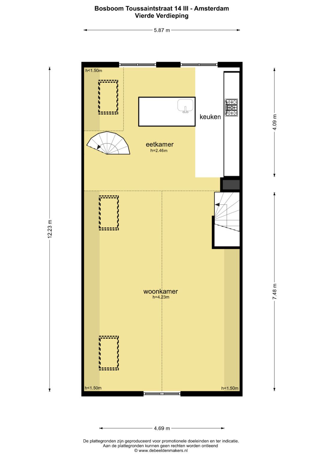Foto 25 van Bosboom Toussaintstraat 14-3