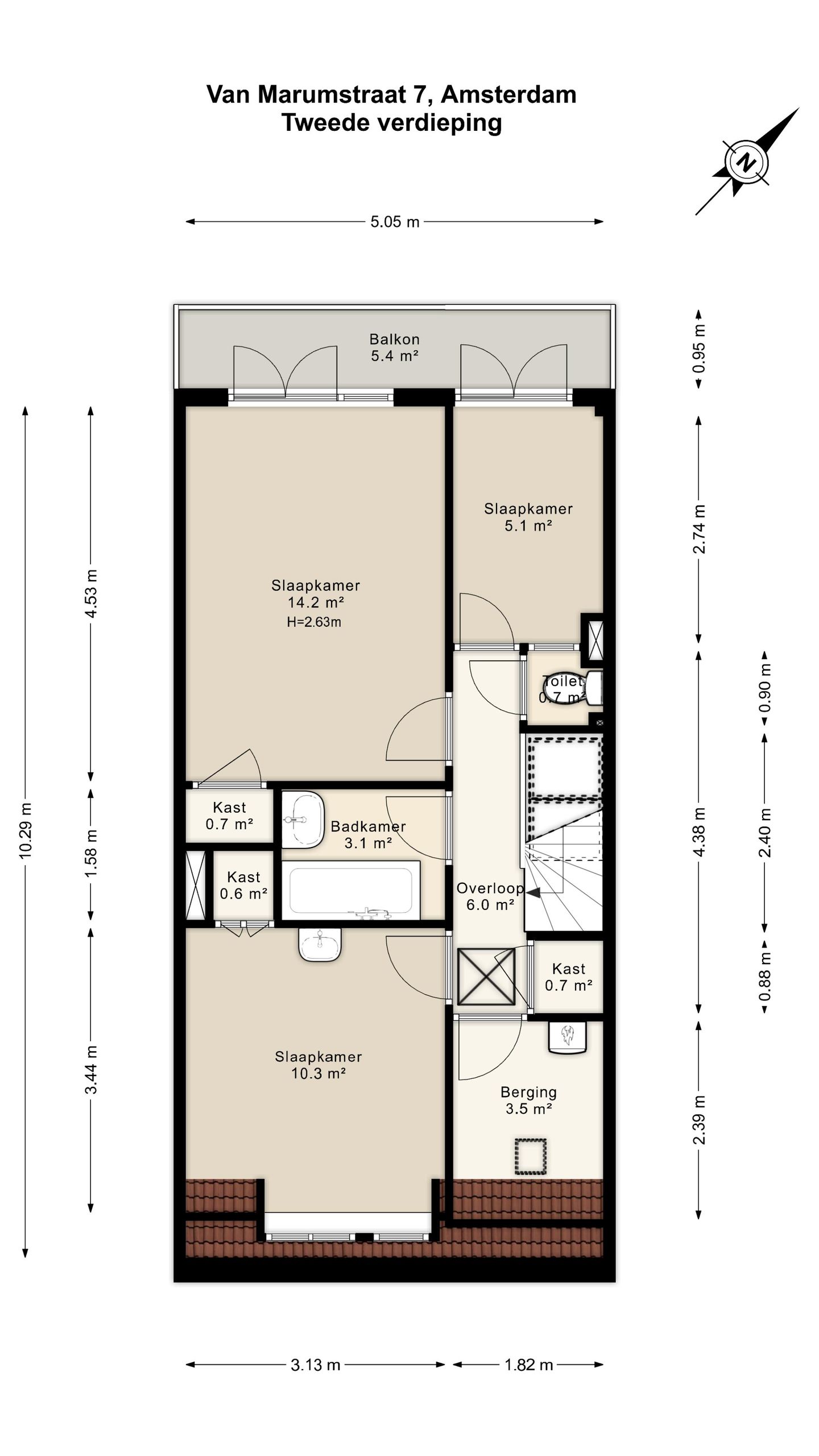 Foto 29 van Van Marumstraat 7