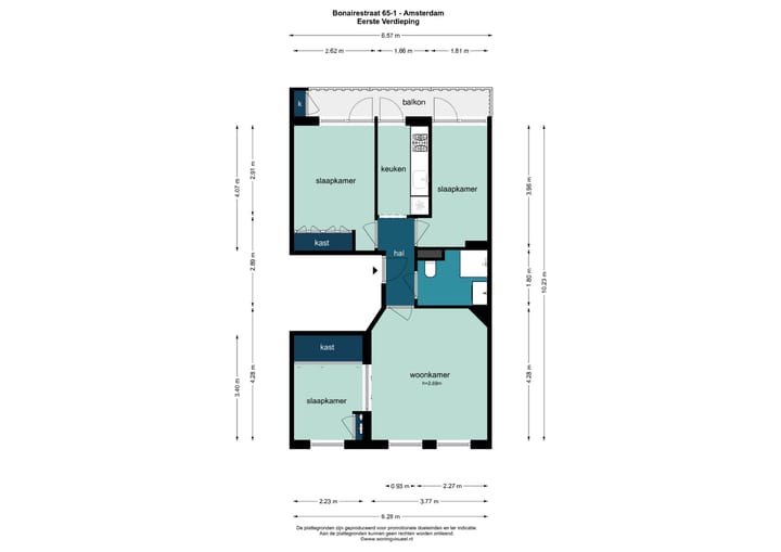 Foto 28 van Bonairestraat 65-1