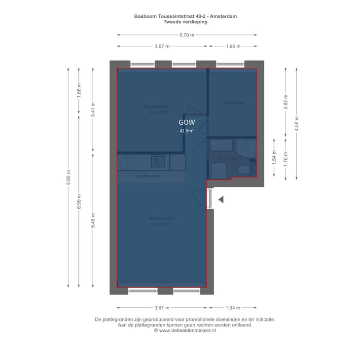 Foto 21 van Bosboom Toussaintstraat 48-2