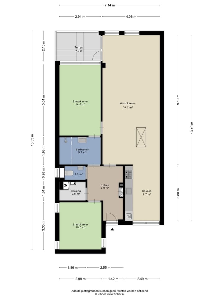 Foto 30 van Grotestraat 13-F