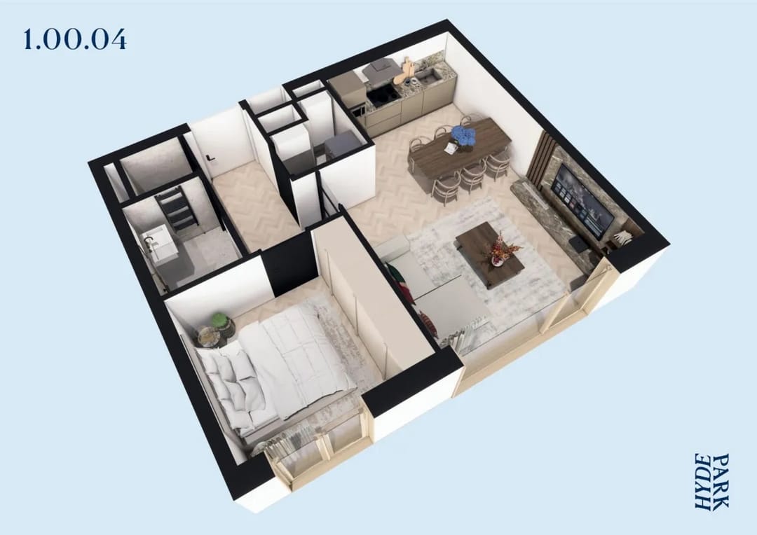 Foto 2 van Knightsbridge Hyde Park huis 1 type 1