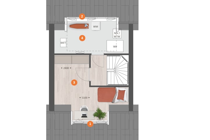 Foto 12 van Tussenwoning | WIJD & ZIJD (Bouwnr. 9)