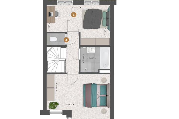 Foto 10 van Tussenwoning | WIJD & ZIJD (Bouwnr. 24)