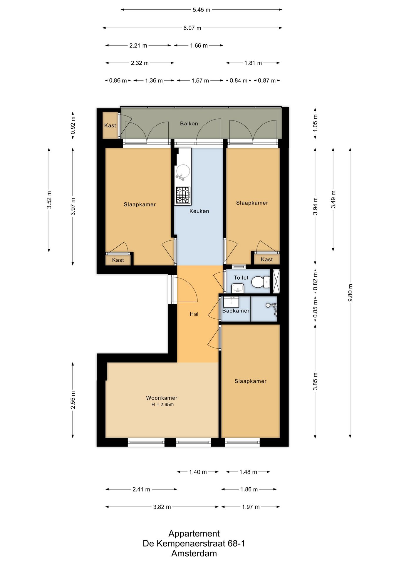 Foto 27 van De Kempenaerstraat 68-1