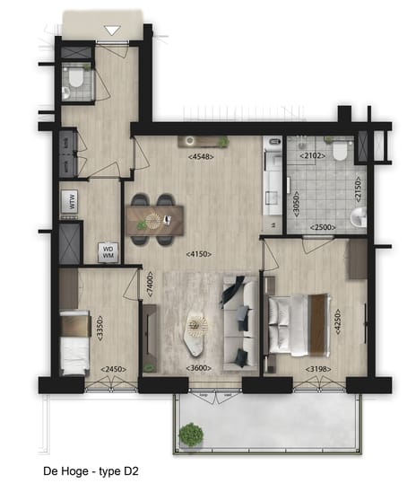 3-Kamer appartement thumbnail