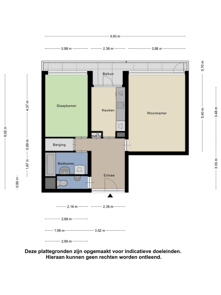 Foto 24 van Hakfortlaan 28-6
