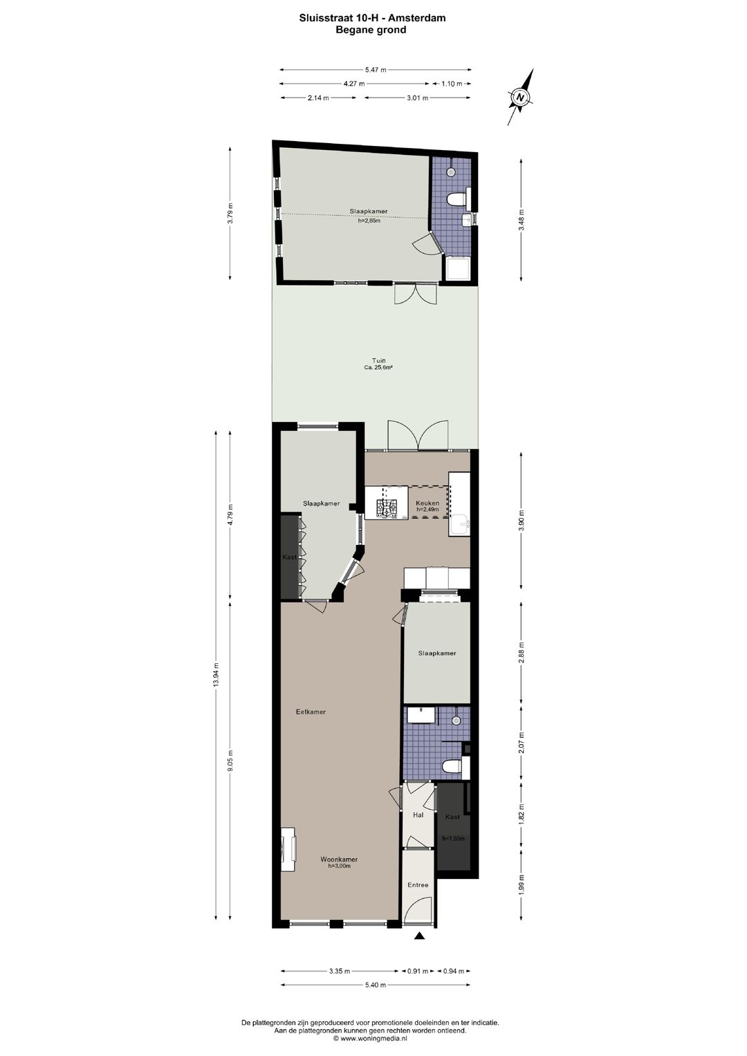 Foto 32 van Sluisstraat 10-H