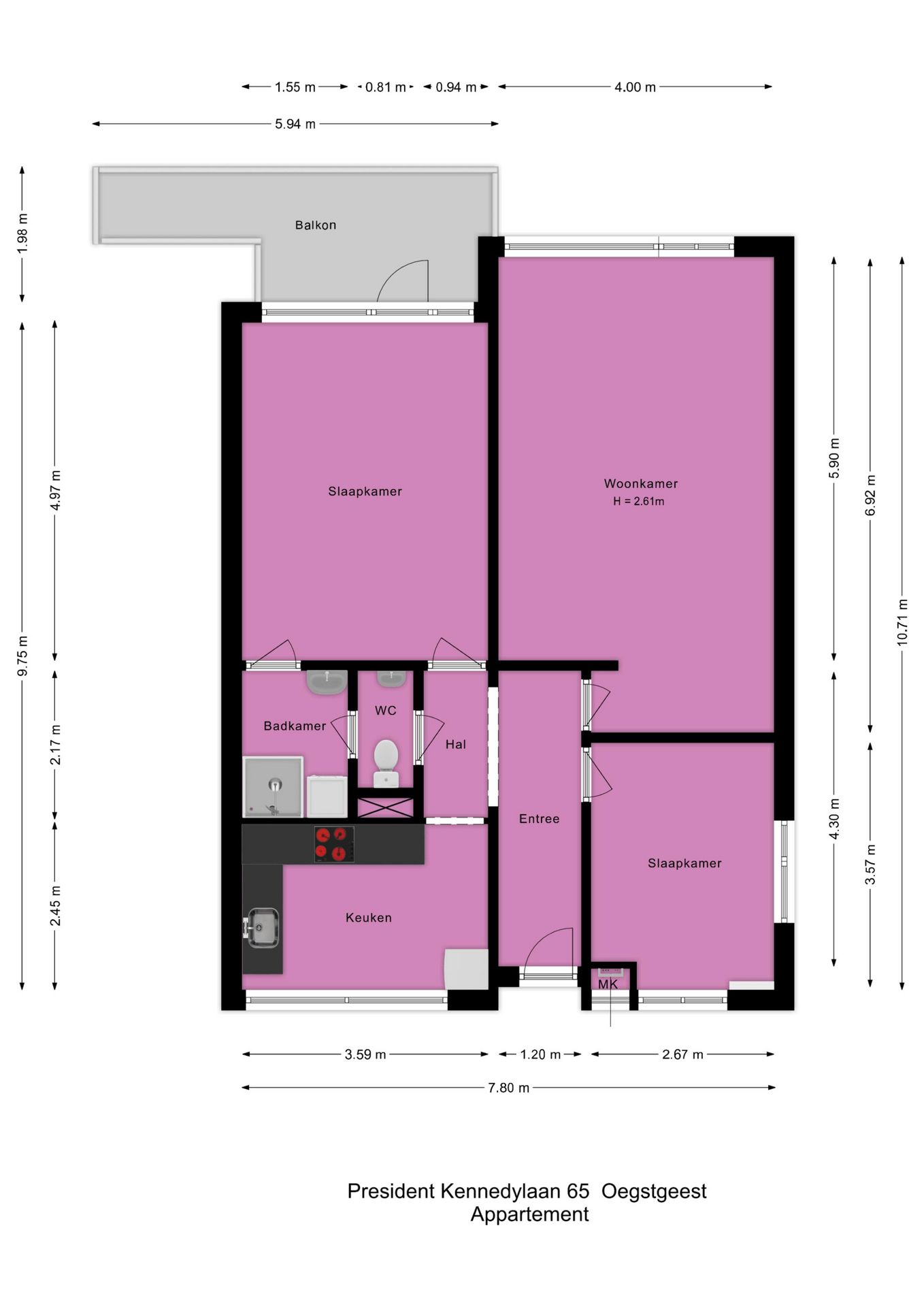 Foto 21 van President Kennedylaan 65