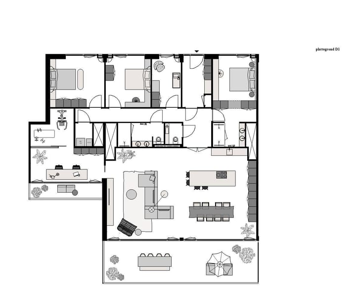 Foto 13 van Panorama-appartement type D1 (Bouwnr. 7)