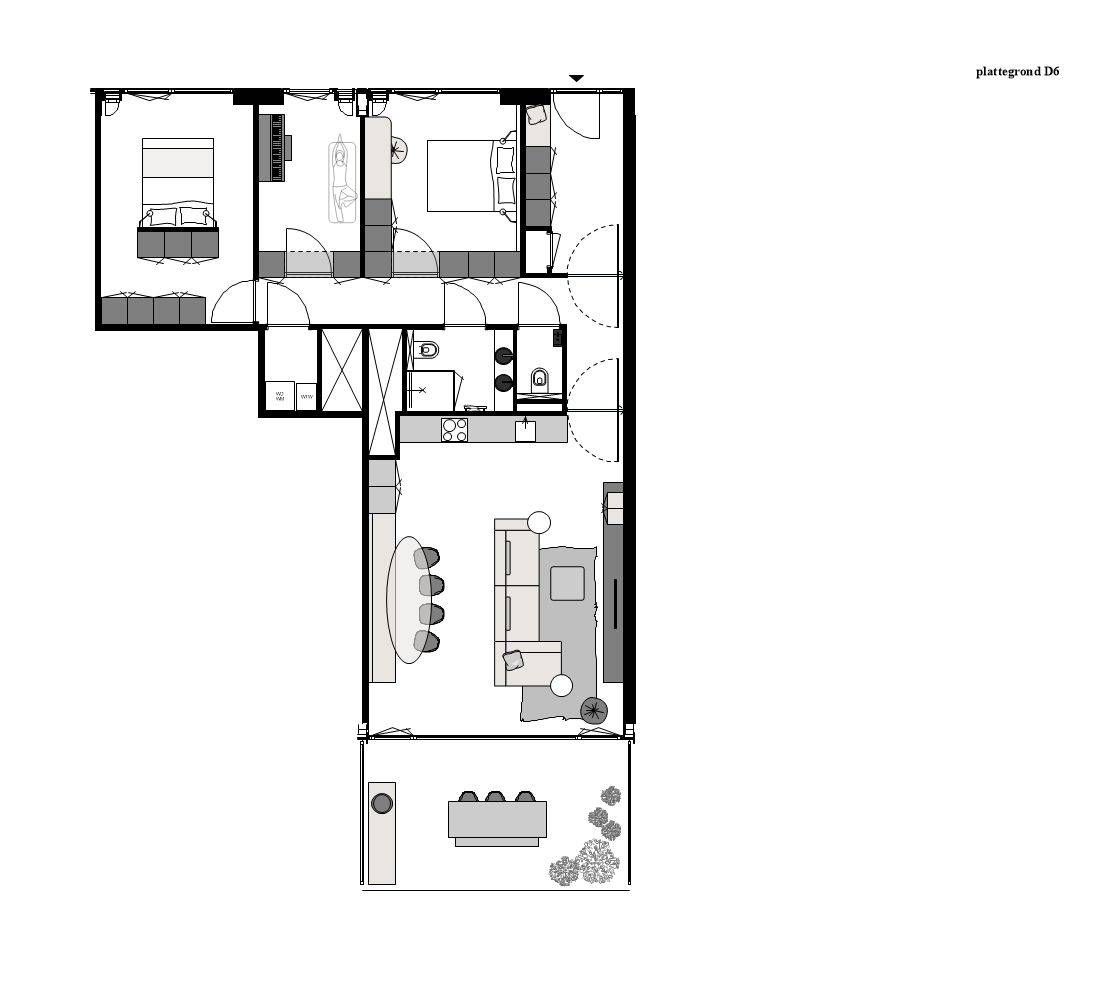 Foto 12 van Panorama-appartement type D6.1 (Bouwnr. 12)