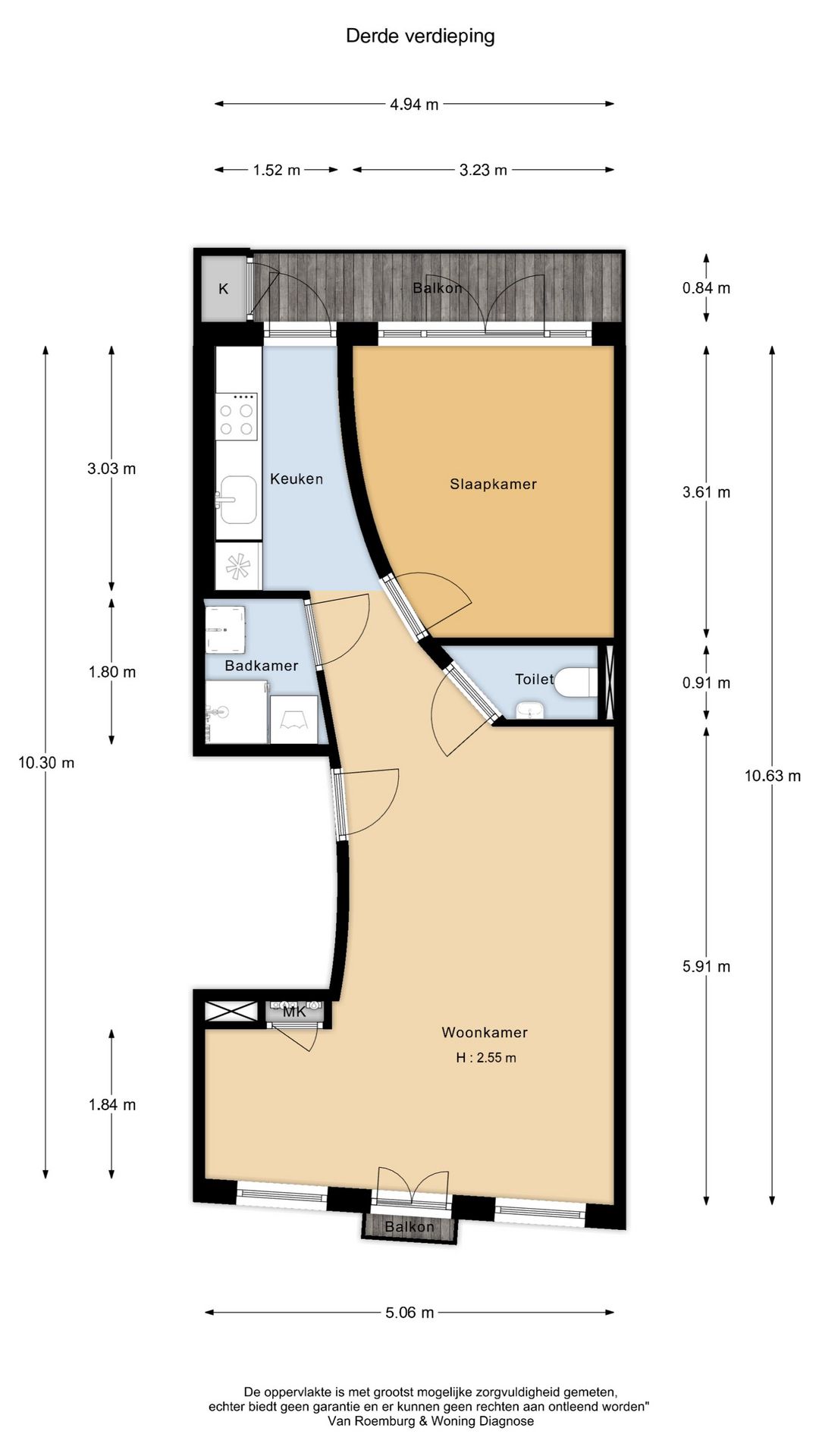 Foto 20 van Balthasar Floriszstraat 33-3