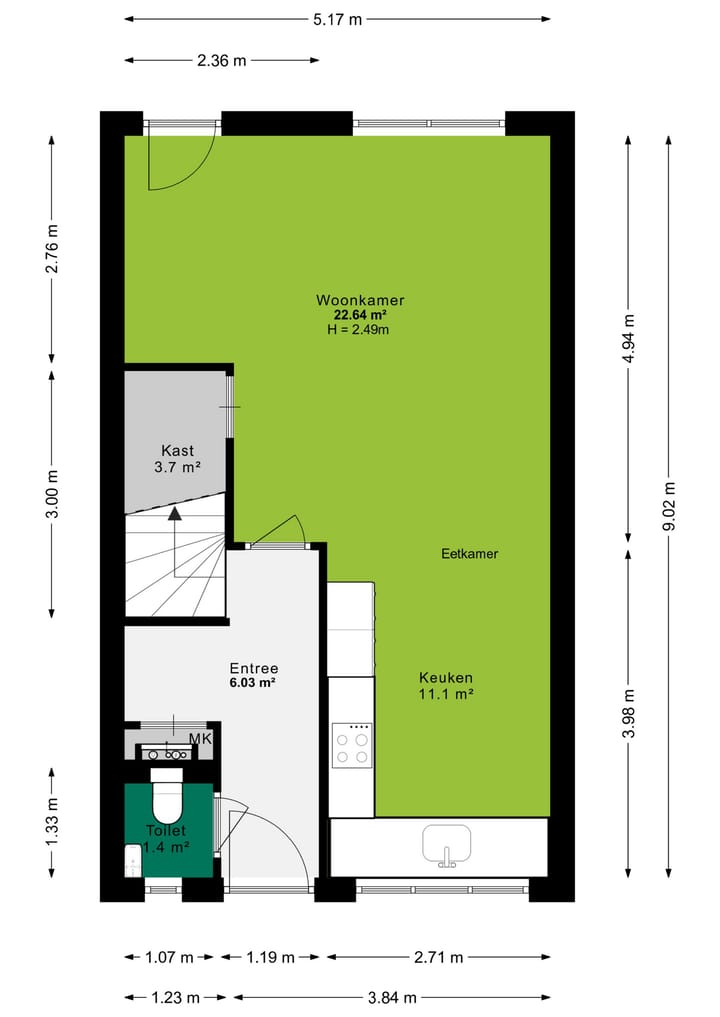 Foto 40 van Irenestraat 37-A