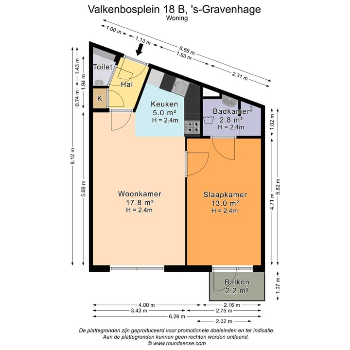 Foto 24 van Valkenbosplein 18-B